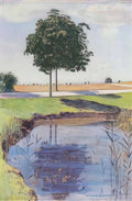 Ferdinand Hodler the chestnut trees 1889 Art A4 Photo Print