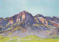 Ferdinand Hodler the dents blanches in champery at the morning sun 19 Art A4 Photo Print