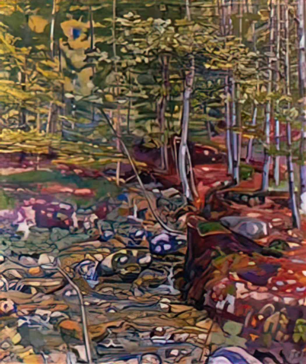 Ferdinand Hodler the forest near reichenbach 1903 Art A4 Photo Print