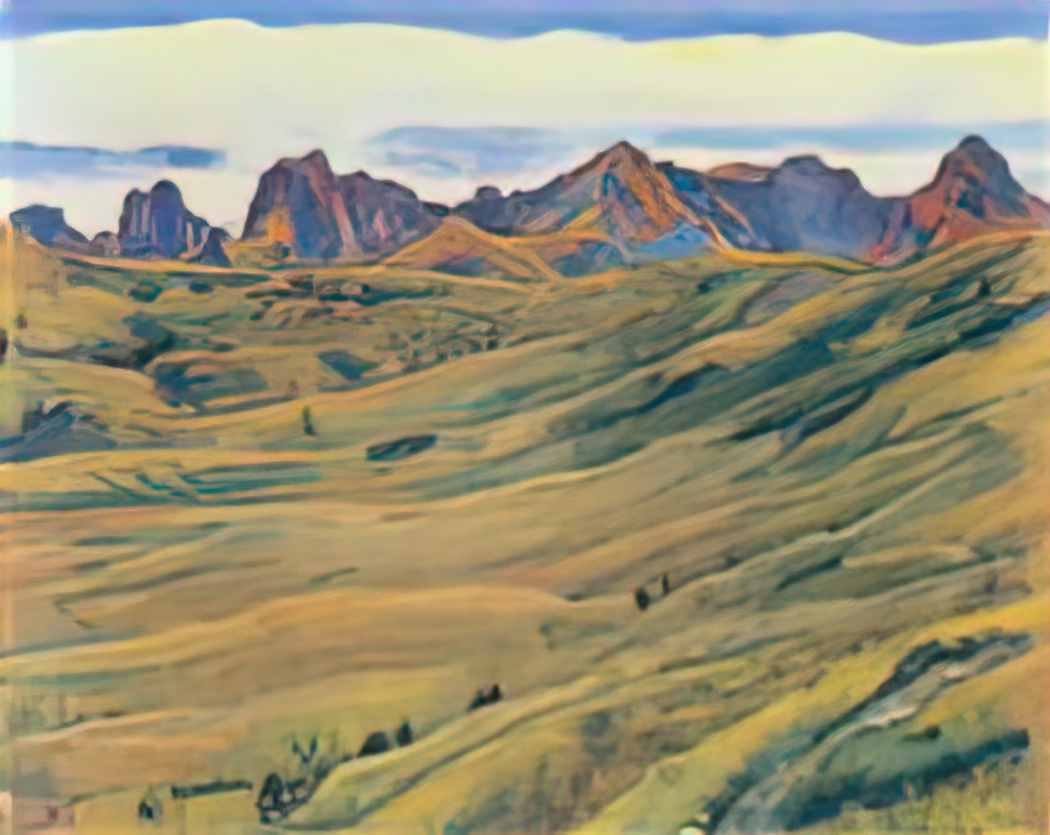 Ferdinand Hodler the gantrisch 1898 Art A4 Photo Print