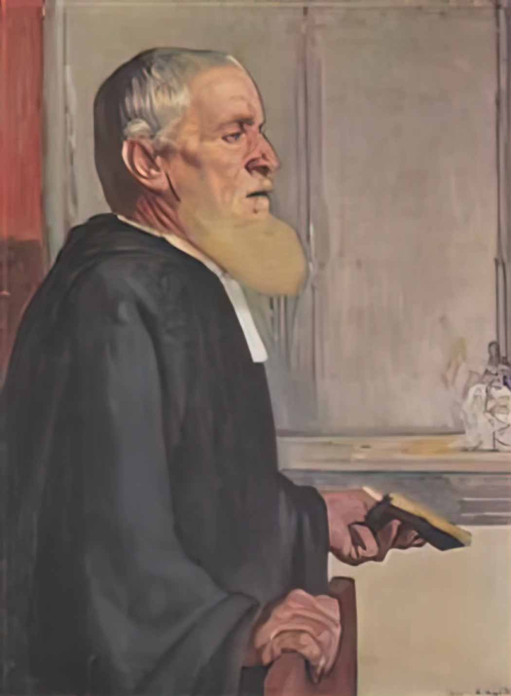 Ferdinand Hodler the pastor 1879 Art A4 Photo Print