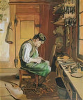 Ferdinand Hodler the shoemaker 1878 Art A4 Photo Print