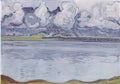 Ferdinand Hodler thun stockhornkette in clouds Art A4 Photo Print UK