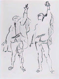 Ferdinand Hodler two swearing Art A4 Photo Print UK