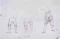Ferdinand Hodler warrior figures from the rear and front Art A4 Photo Print