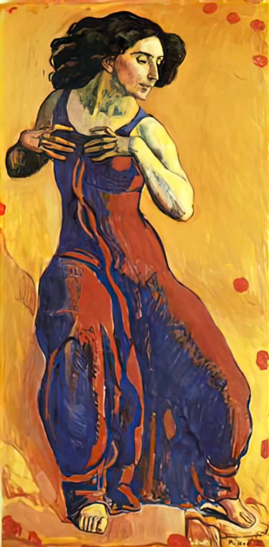 Ferdinand Hodler woman in ecstasy 1911 Art A4 Photo Print