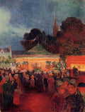 Ferdinand du Puigaudeau puigaudeau ferdinand du carnival at night in Art A4 Photo Print