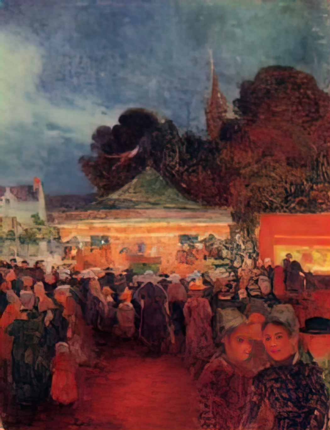 Ferdinand du Puigaudeau puigaudeau ferdinand du carnival at night in Art A4 Photo Print