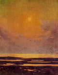 Ferdinand du Puigaudeau puigaudeau ferdinand du sunset on the coast.j Art A4 Photo Print
