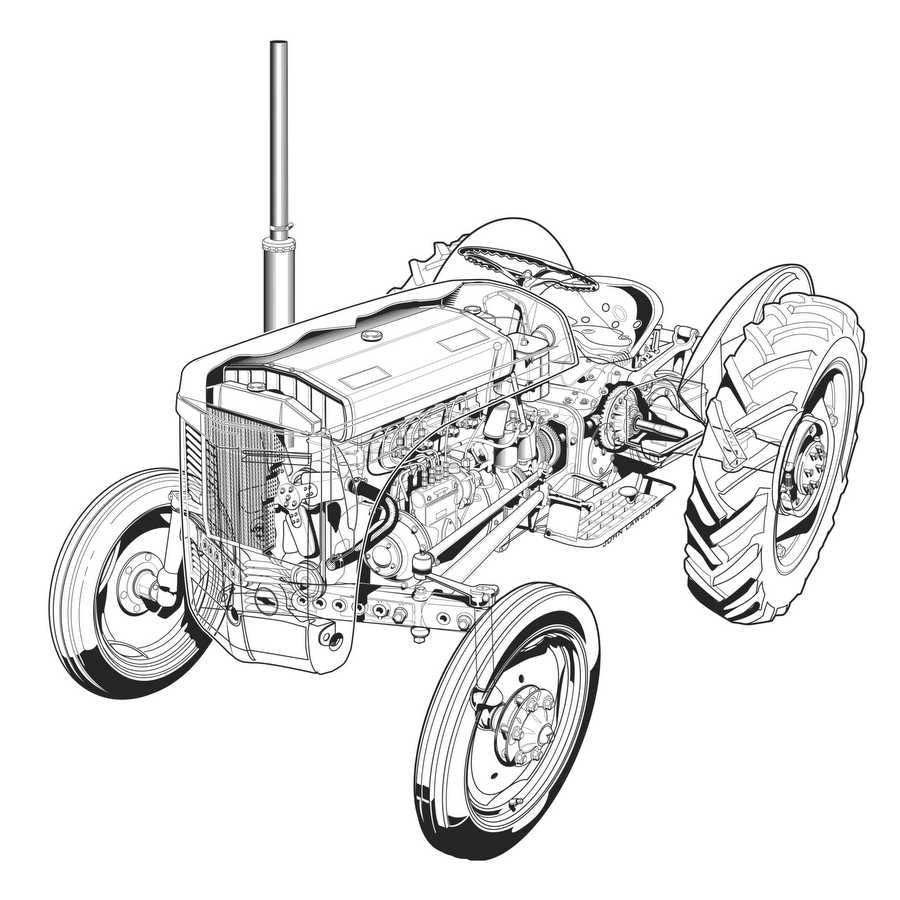 Ferguson TE20 1946 2048x2048 cutaway A4 Photo Print