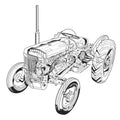 Ferguson TE20 1946 cutaway A4 Photo Print