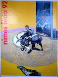FeriaNimesBacon Vintage Advert A4 Photo Print