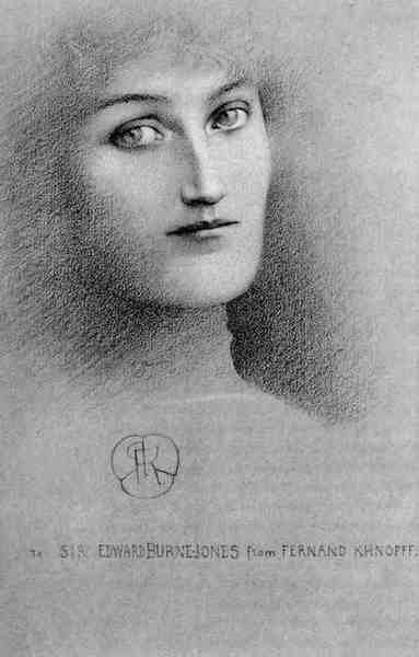 Fernand Khnopff Study A4 Photo Print