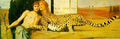 Fernand Khnopff The Caress A4 Photo Print