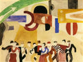 Fernand Leger skating rink drawing of decoration 1921 Art A4 Photo Print