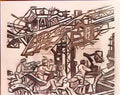 Charles Robinson at this the disciples crouched in the bottom of the Art A4 Photo Print