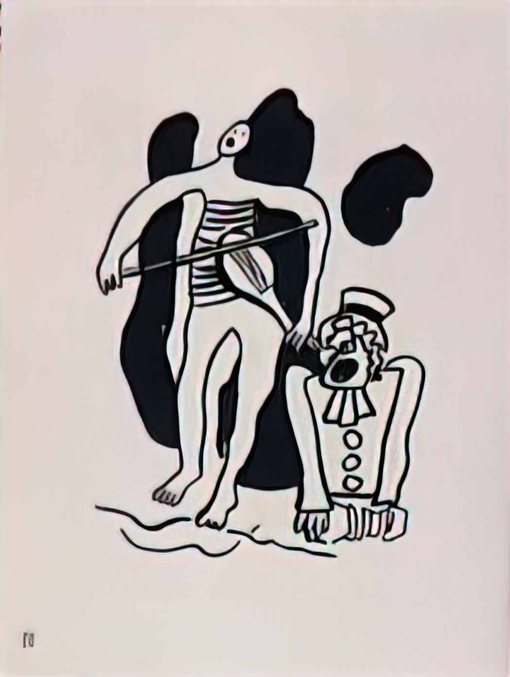 Fernand Leger lovers Art A4 Photo Print