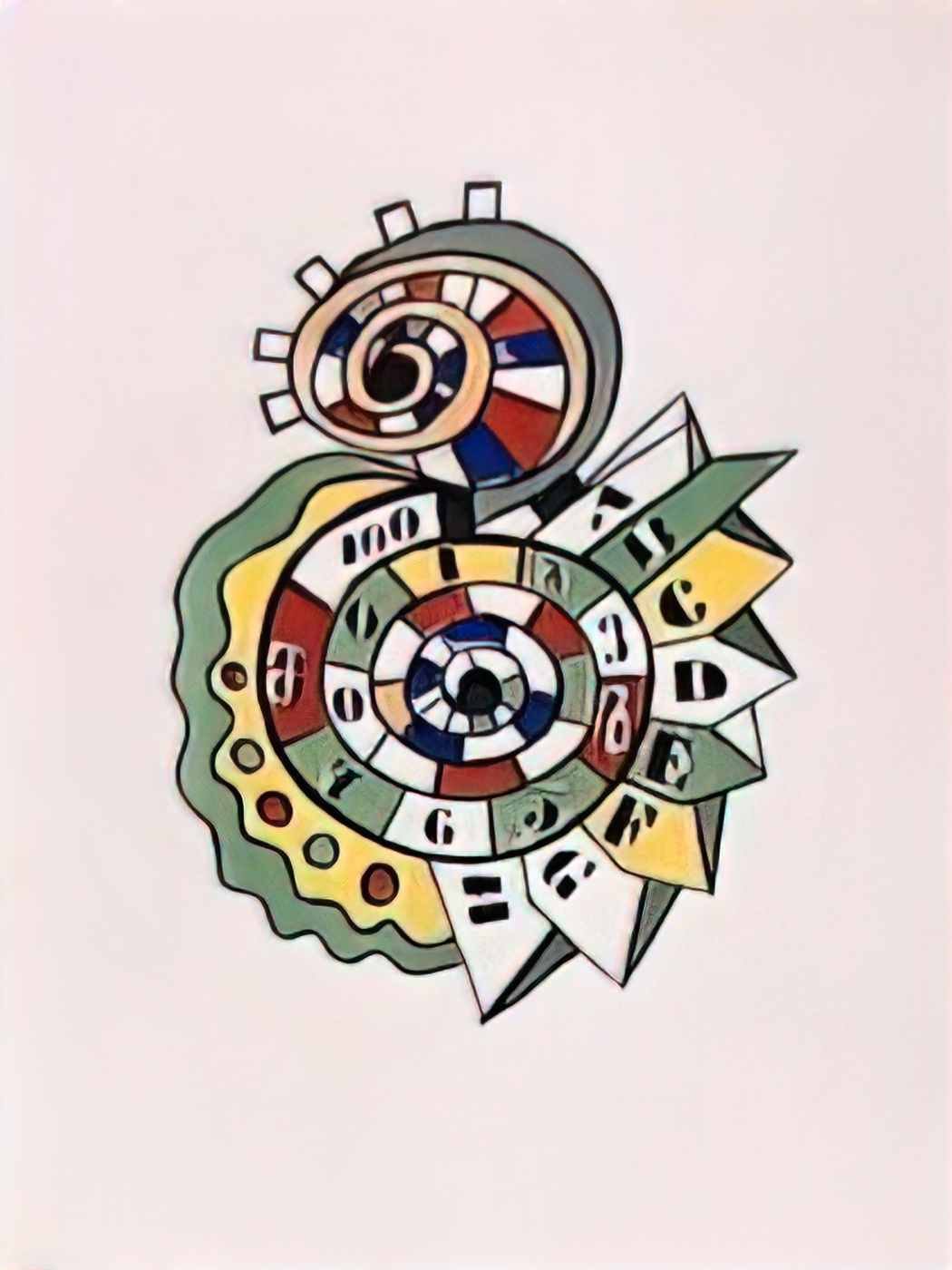Fernand Leger man and woman 1921 Art A4 Photo Print