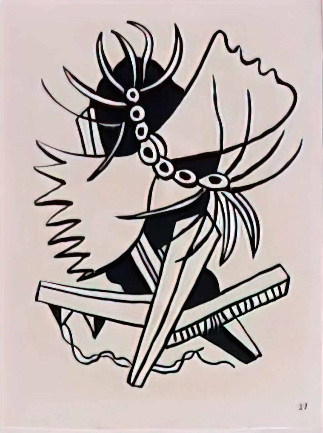 Fernand Leger model setting for the opera by darius milhaud bolivar l Art A4 Photo Print