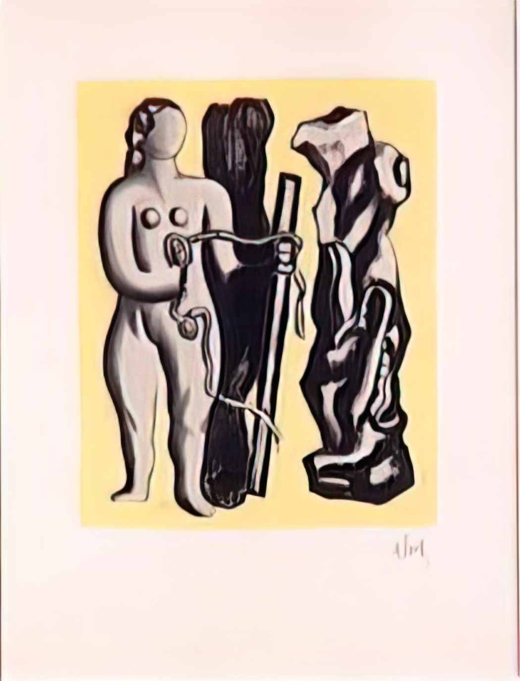 Fernand Leger montparnasse Art A4 Photo Print