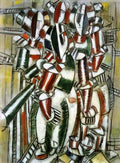 Fernand Leger mural 1924 Art A4 Photo Print
