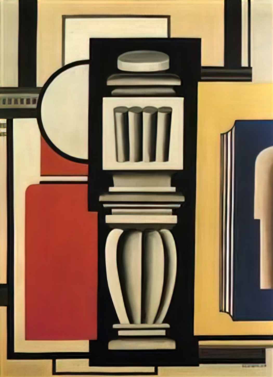 Fernand Leger mural 1926 Art A4 Photo Print