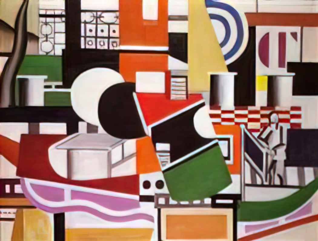 Fernand Leger nudes in the forest 1910 Art A4 Photo Print