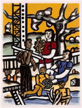 Fernand Leger plant black Art A4 Photo Print