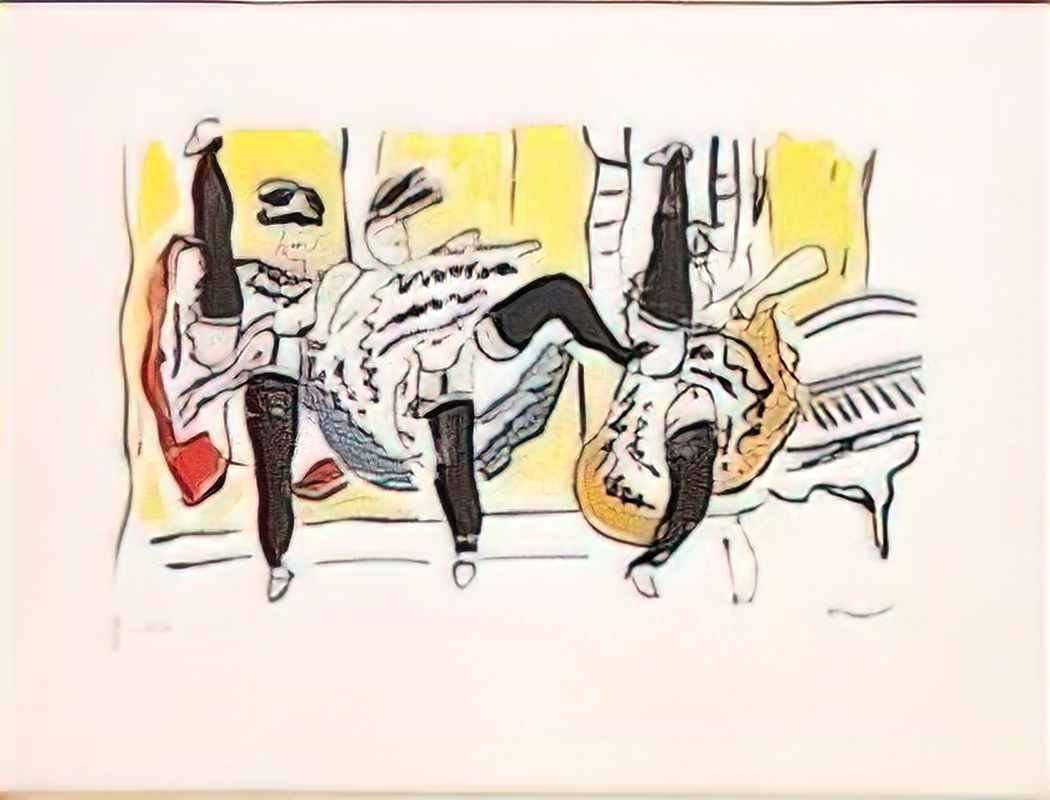 Fernand Leger plungers ii 1942 Art A4 Photo Print