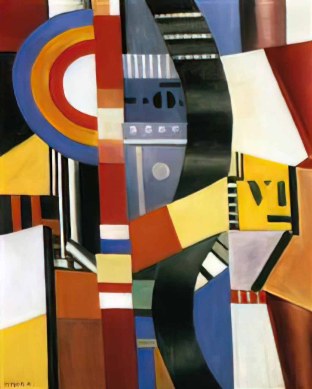 Fernand Leger pylons study for the city Art A4 Photo Print