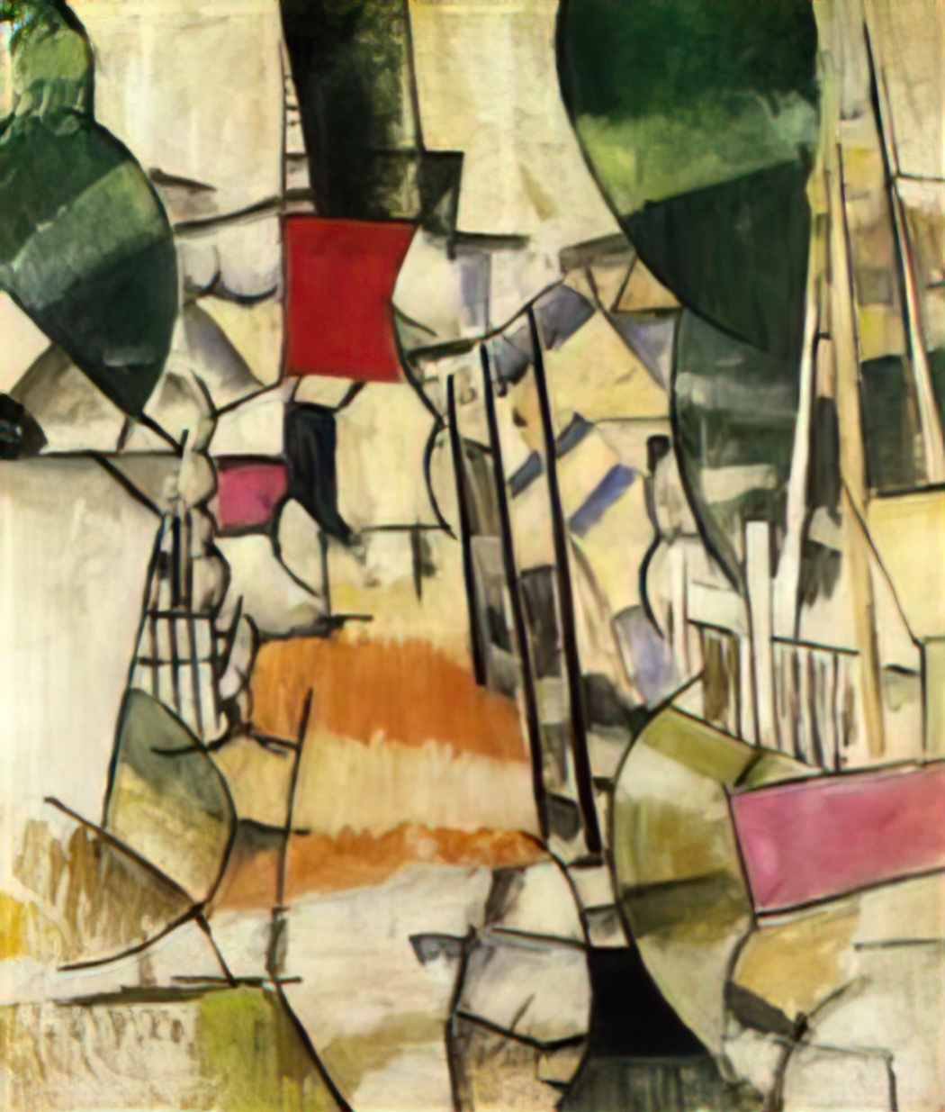 Fernand Leger smokers 1912 Art A4 Photo Print