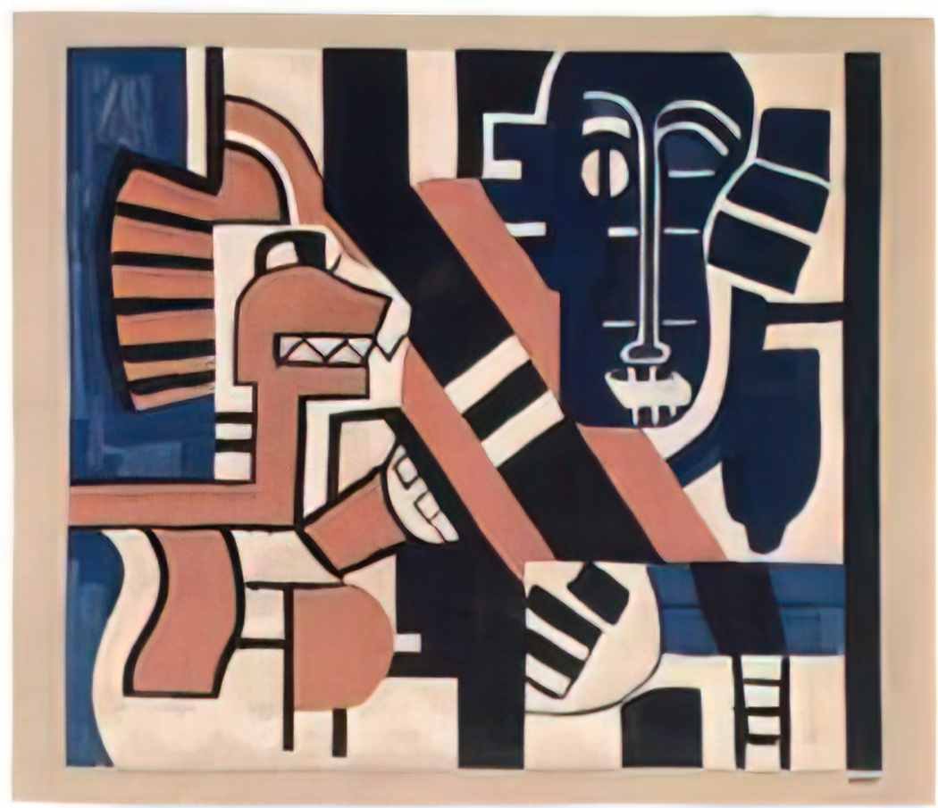 Fernand Leger staircase 19 1914 Art A4 Photo Print