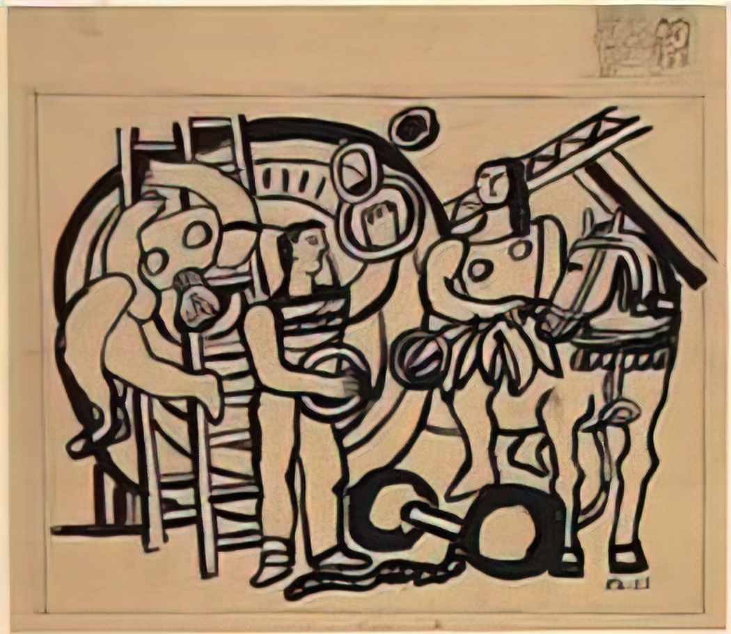 Fernand Leger still life with apples Art A4 Photo Print