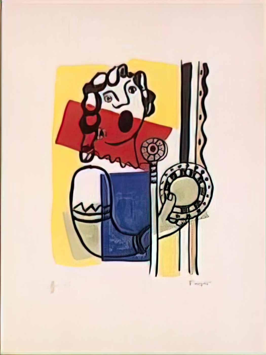 Fernand Leger still life with fruits 1948 Art A4 Photo Print