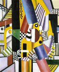 Fernand Leger study for builders Art A4 Photo Print