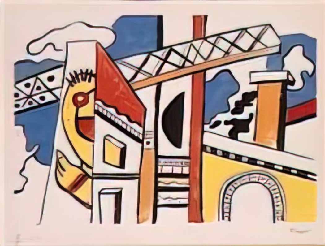 Fernand Leger study of women at the plant Art A4 Photo Print