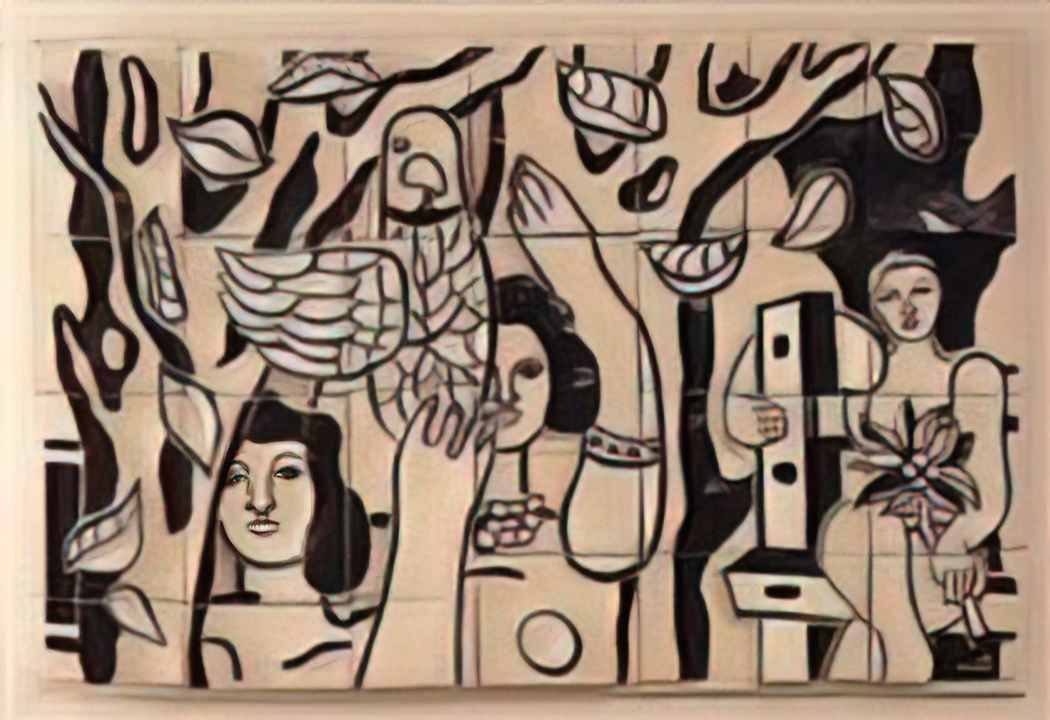 Fernand Leger the acrobats study for the circus Art A4 Photo Print