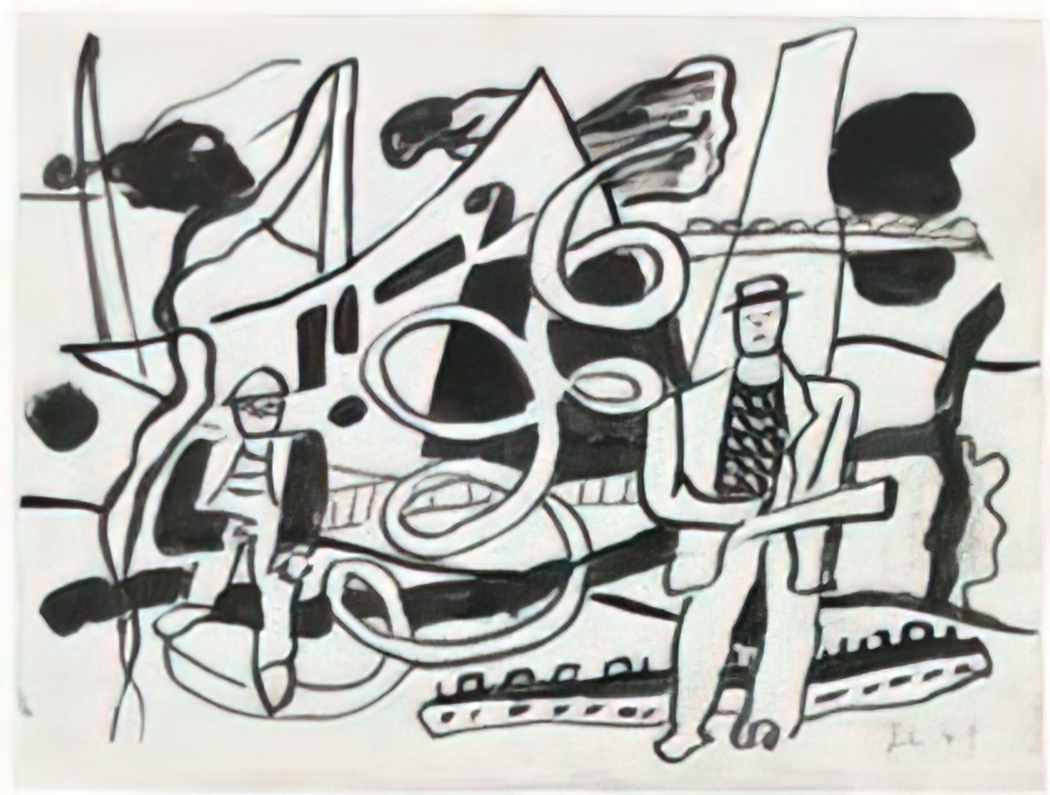 Fernand Leger the album circus 1950 24 Art A4 Photo Print