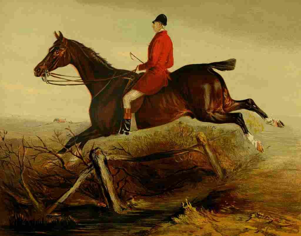 Ferneley John 1880 Captain Percy Williams on Irish hunter A4 Photo Print
