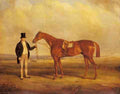 Ferneley John A Gentleman Holding Dangerous A4 Photo Print