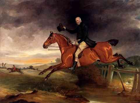 Ferneley John Mr George Marriott On His Bay Hunter Taking A Fence A4 Photo Print