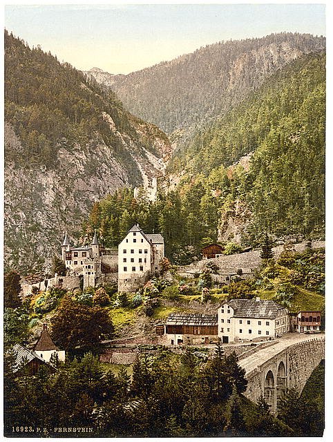 Fernstein Tyrol Vintage A4 Photo Print