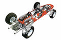 Ferrari 158 cutaway A4 Photo Print