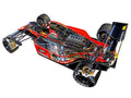 Ferrari 643 cutaway A4 Photo Print