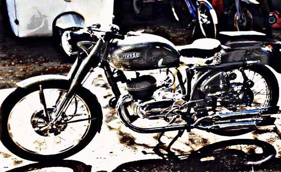 Ferrari Motorcycle motorbike A4 Photo Print