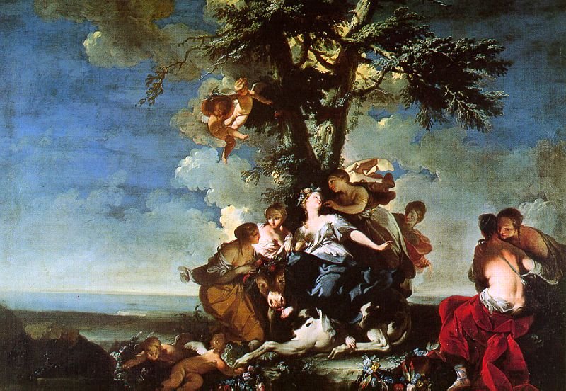 Ferretti Giovanni Domenico Italian 1692 1747 Art A4 Photo Print