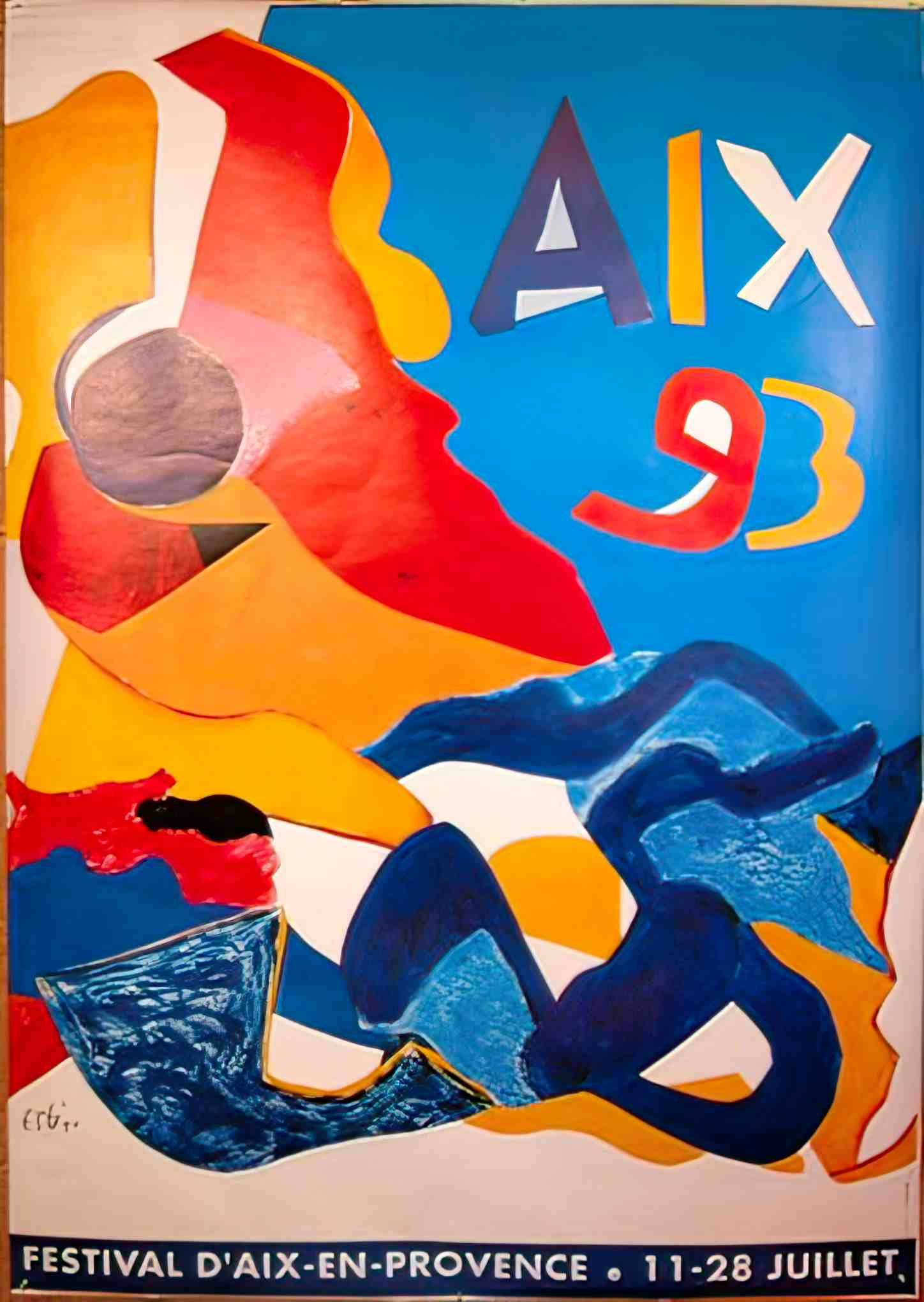 FestAix93 Advert A4 Photo Print