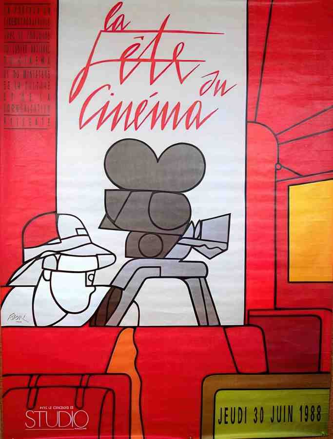 FestCinema88Adami Vintage Advert A4 Photo Print