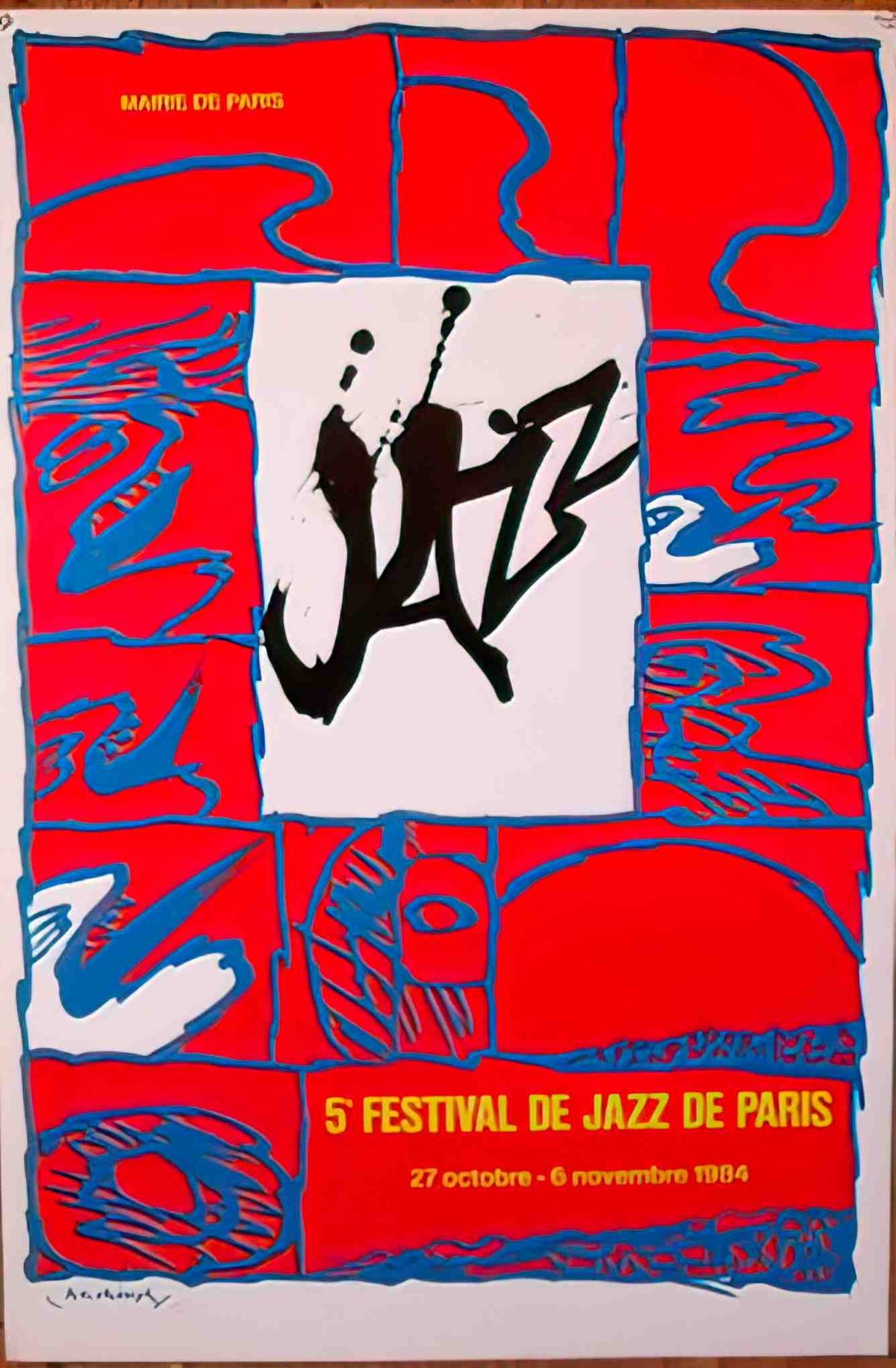 FestJazzParis84 Advert A4 Photo Print
