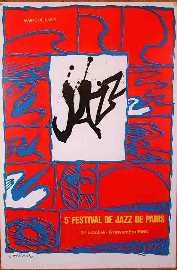 FestJazzParis84 Vintage Advert A4 Photo Print